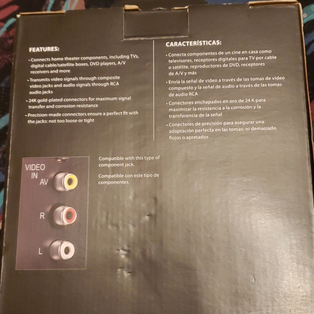 Composite/Stereo Video/Audio Cable - Picture 2 of 2